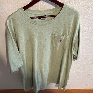 Carhartt Sage Green Crew Neck Tee